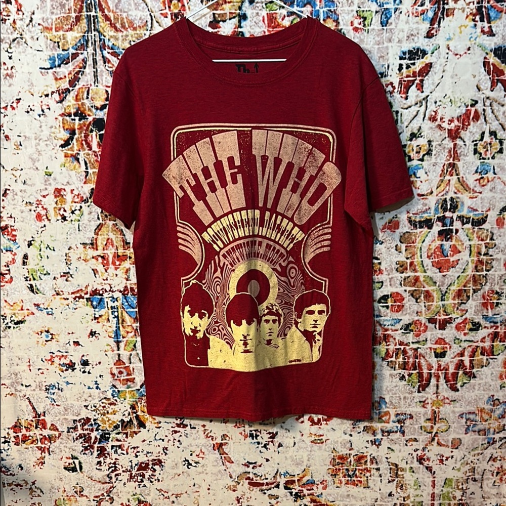 The Who Red Graphic Men's T-Shirt